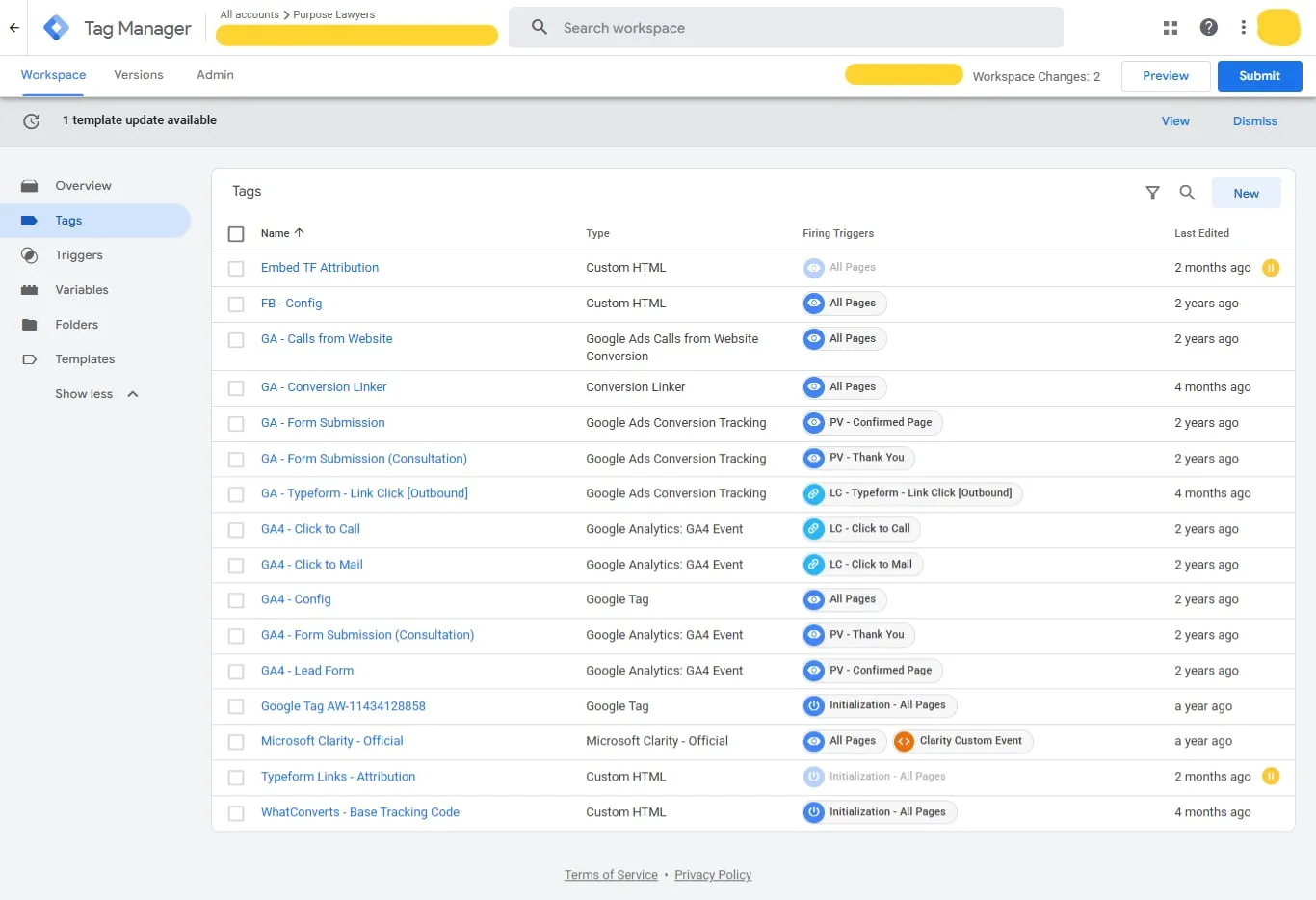 Multi-practice law firm, screenshot 1 of 3, open larger