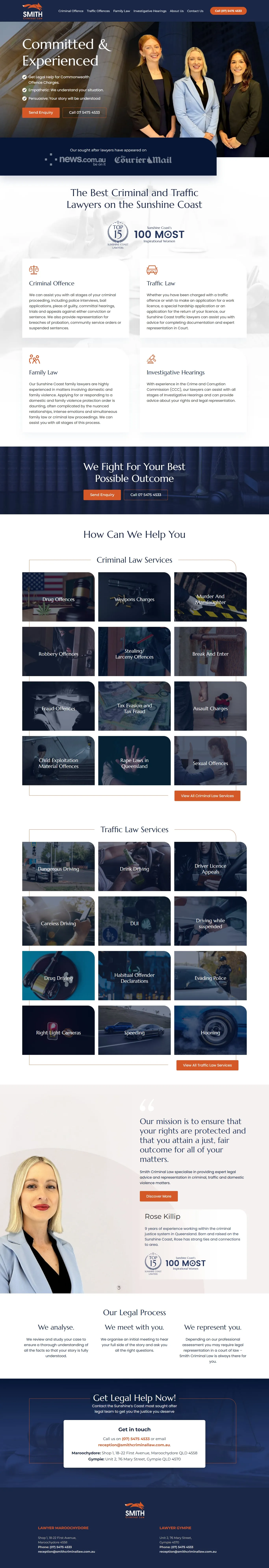 Criminal, traffic & family lawyers, screenshot 1 of 1, open larger